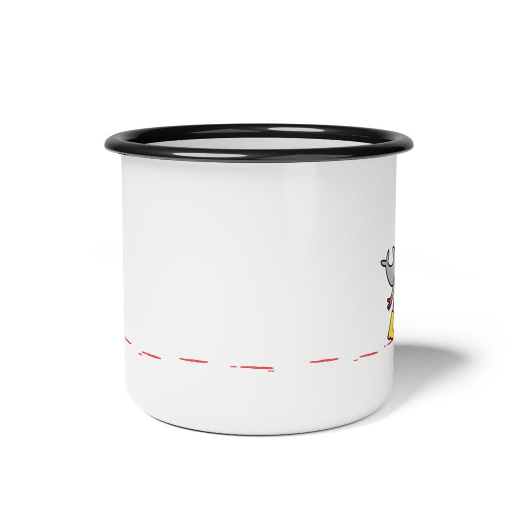 Gary the Friendly Goblin Shark - Enamel Mug
