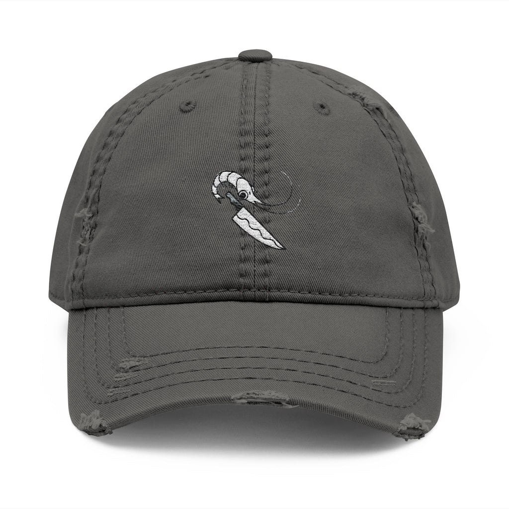 Knife Prawn - Distressed Hat (Embroidery)