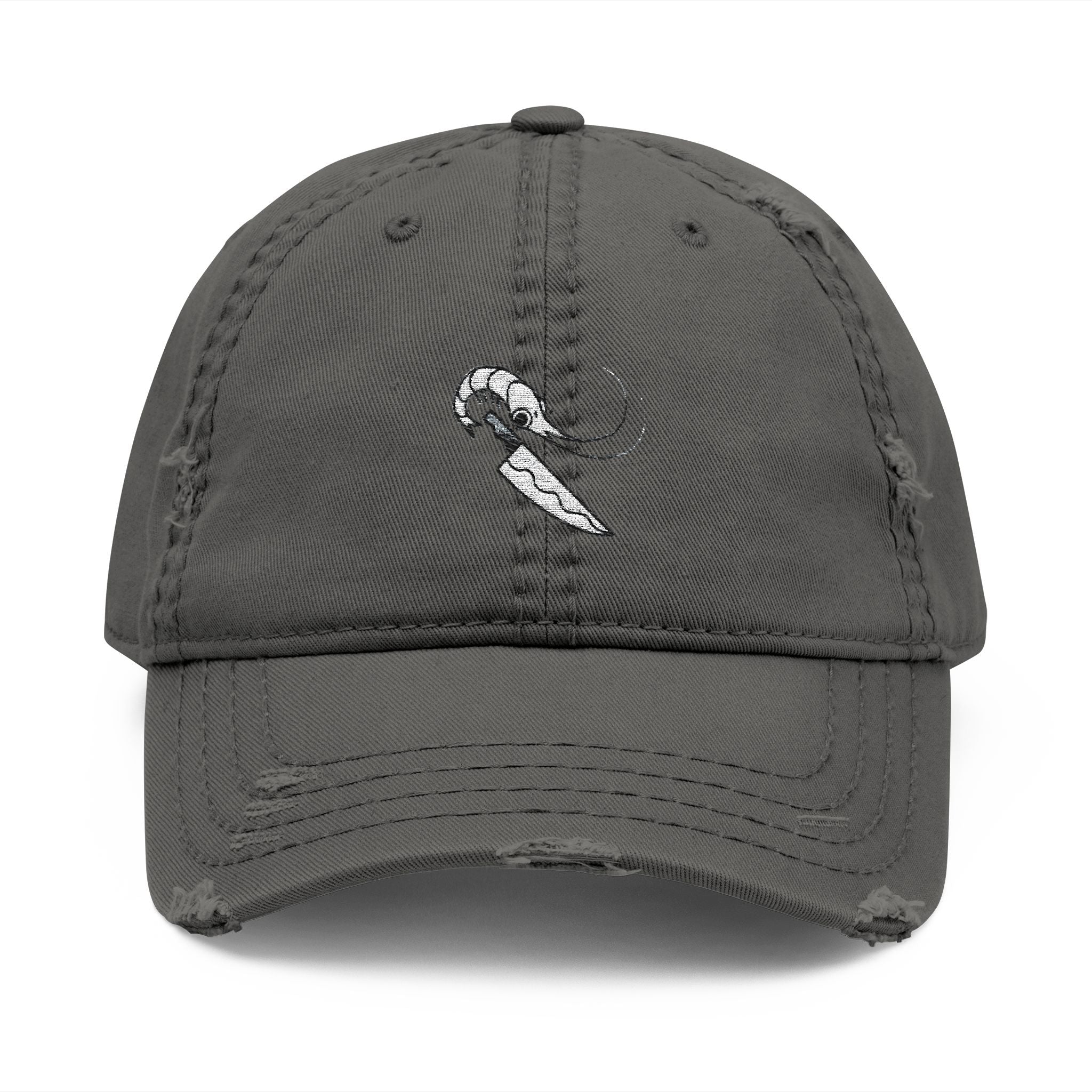 Knife Prawn - Distressed Hat (Embroidery)
