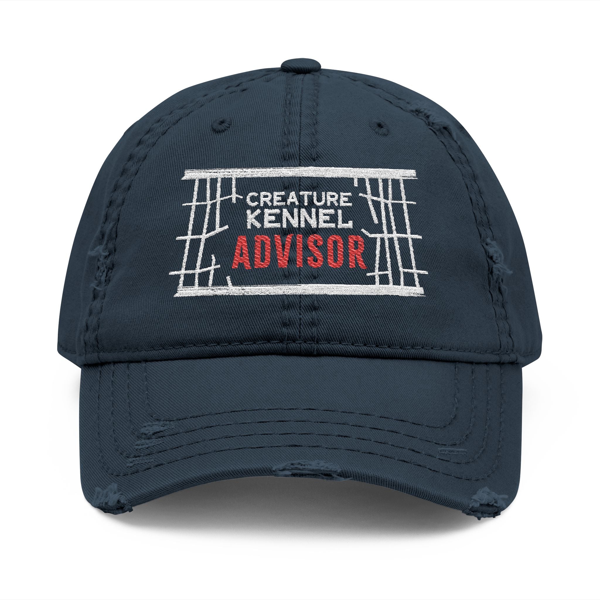 Hello, my name is ADVISOR - Distressed Hat (Embroidery)