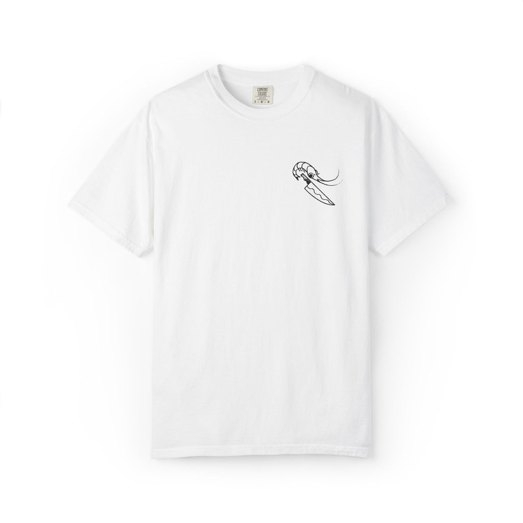 Knife Prawn - Embroidered T-Shirt