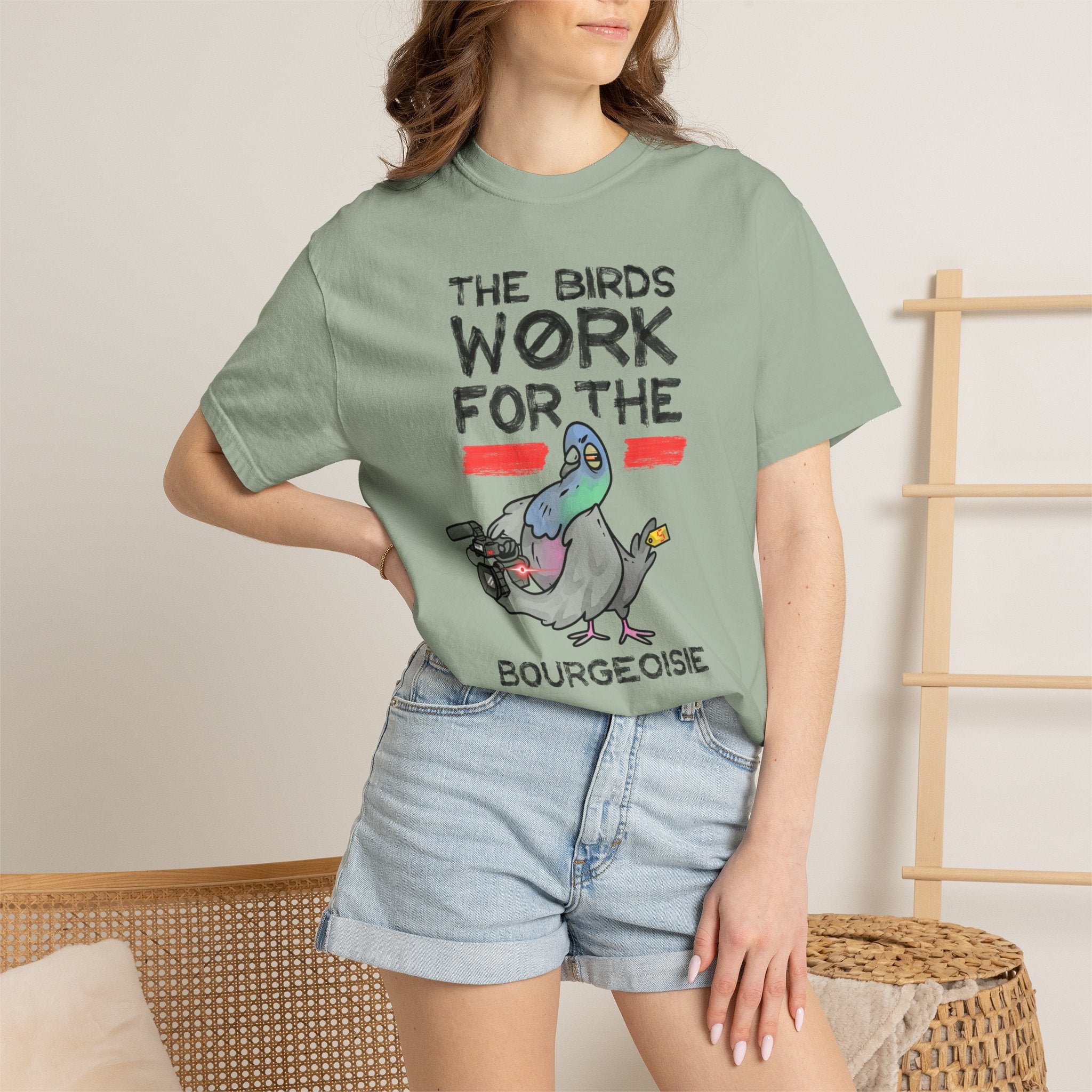 The Birds Work for the Bourgeoisie - T-Shirt