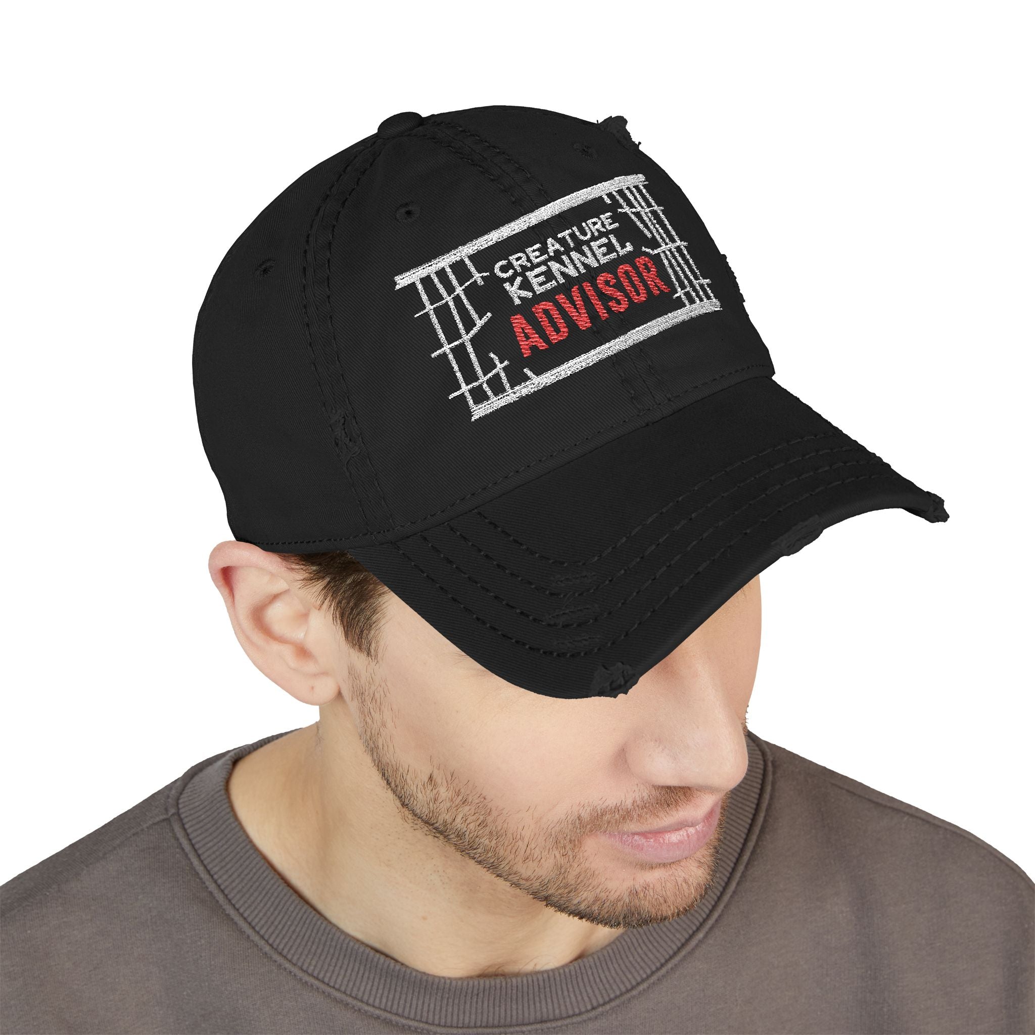 Hello, my name is ADVISOR - Distressed Hat (Embroidery)