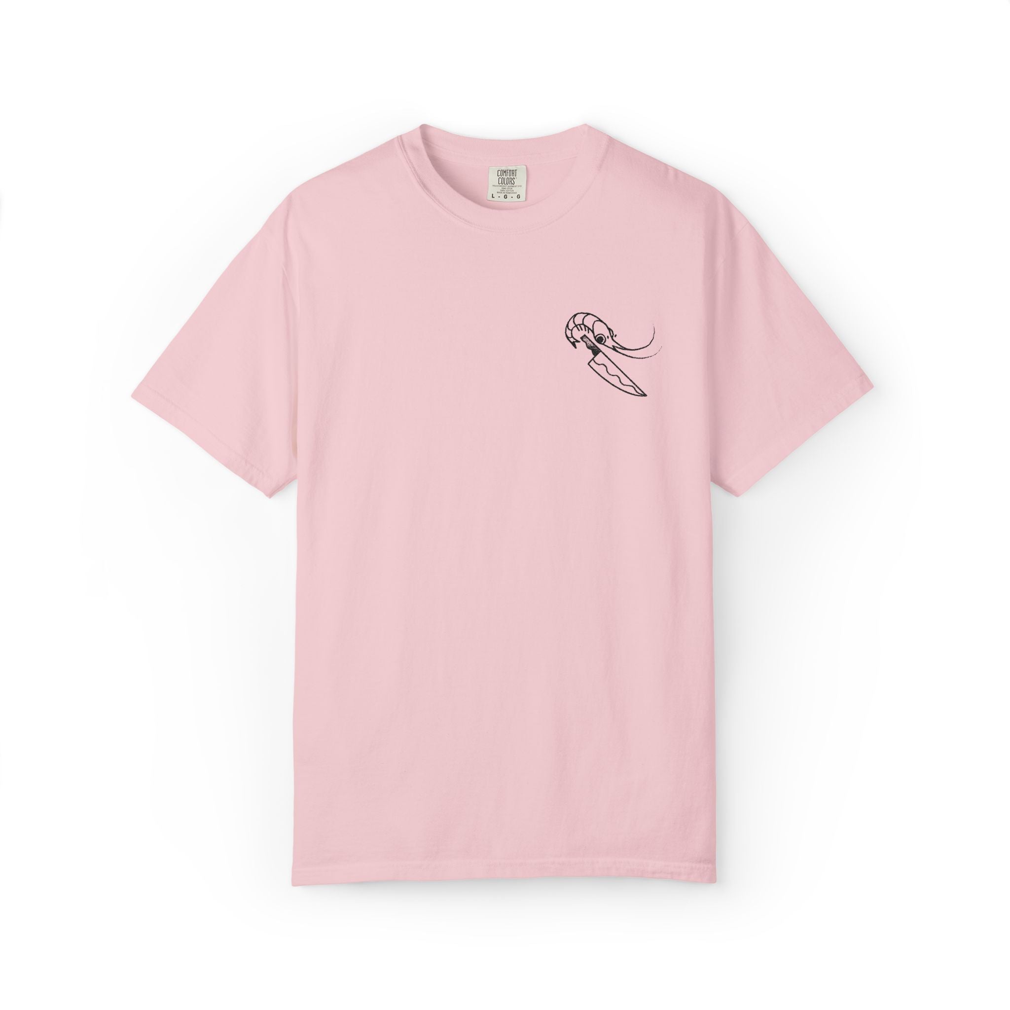 Knife Prawn - Embroidered T-Shirt