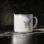 Gary the Friendly Goblin Shark - Enamel Mug