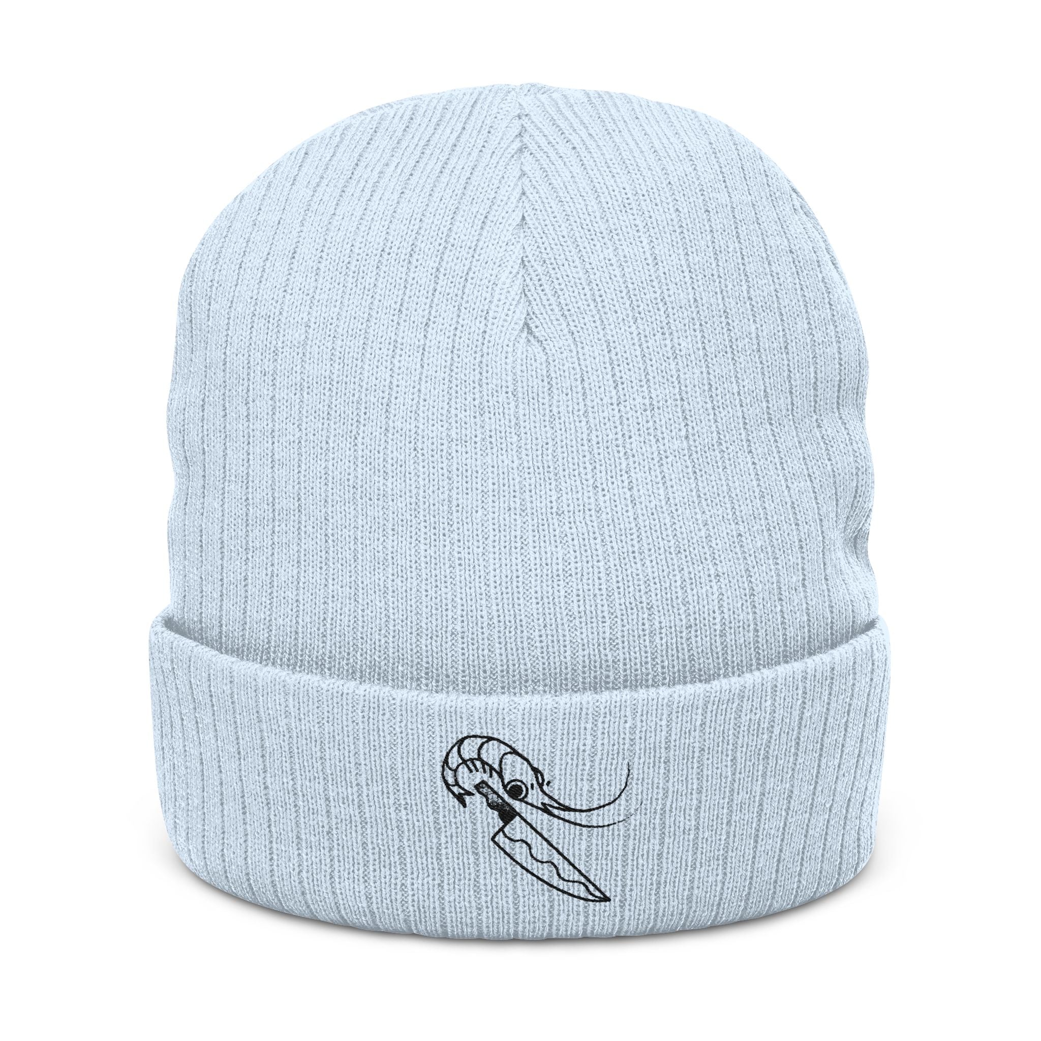 Knife Prawn - Embroidered Beanie