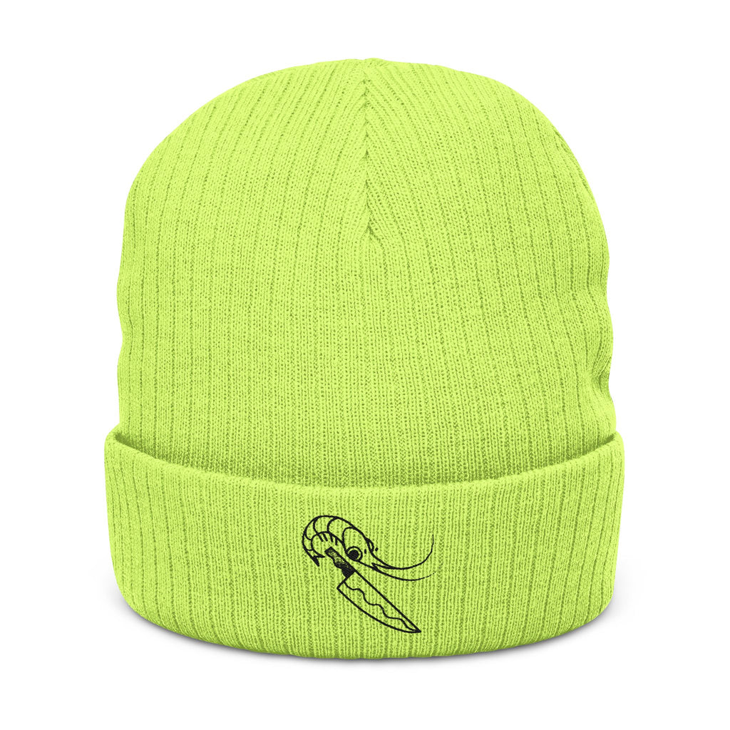 Knife Prawn - Embroidered Beanie