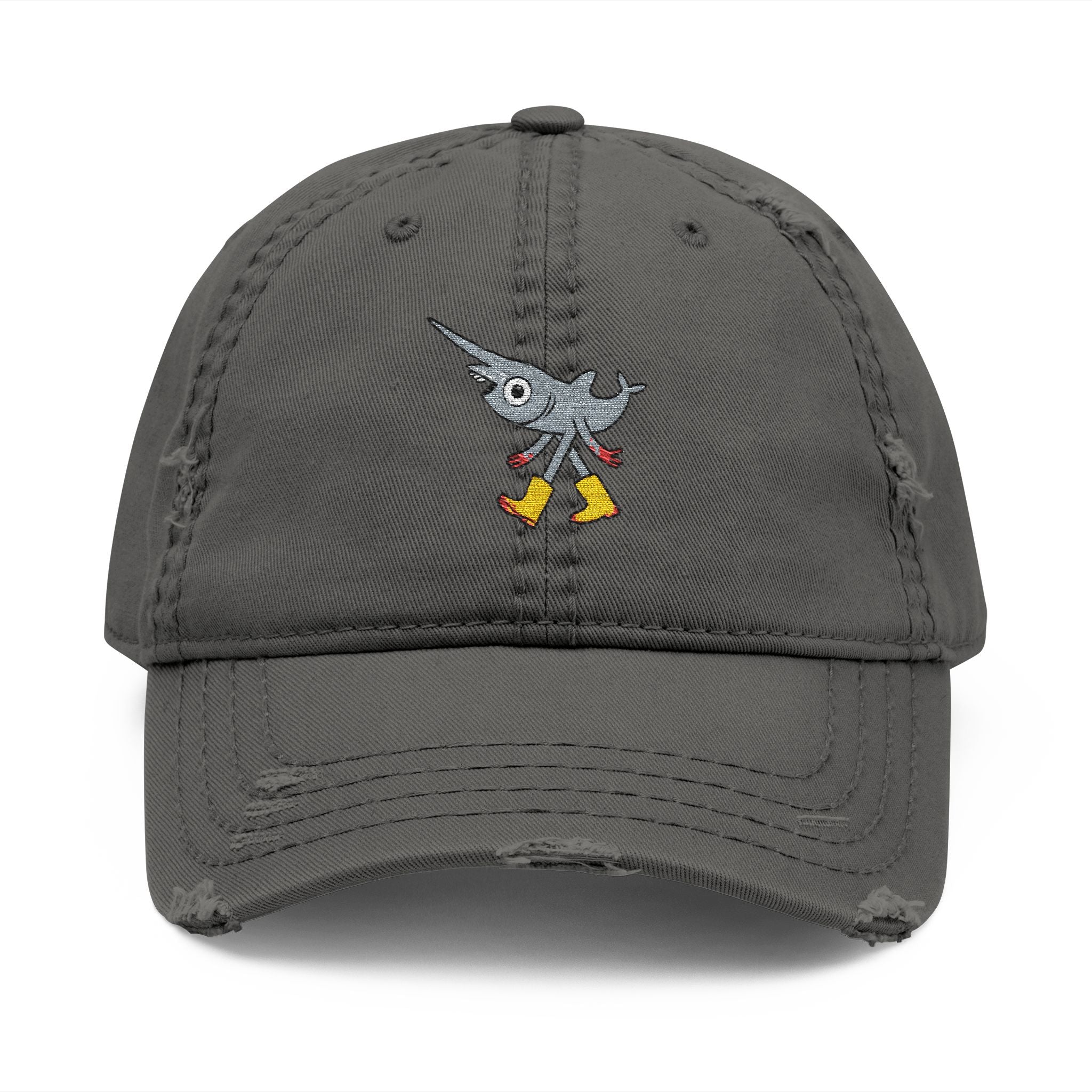 Gary the Friendly Goblin Shark - Distressed Hat (Embroidery)