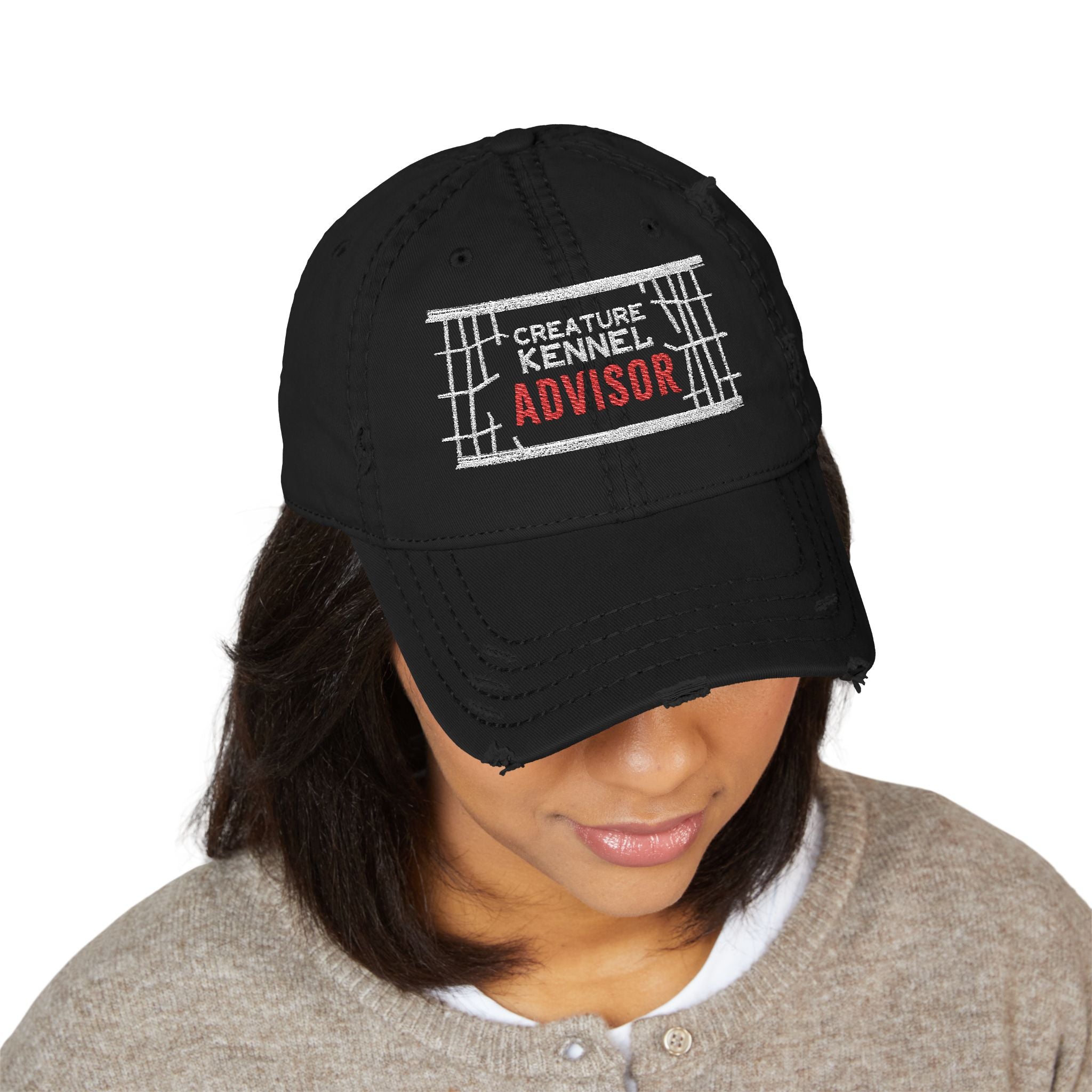 Hello, my name is ADVISOR - Distressed Hat (Embroidery)