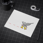 Gary the Friendly Goblin Shark - Art Print