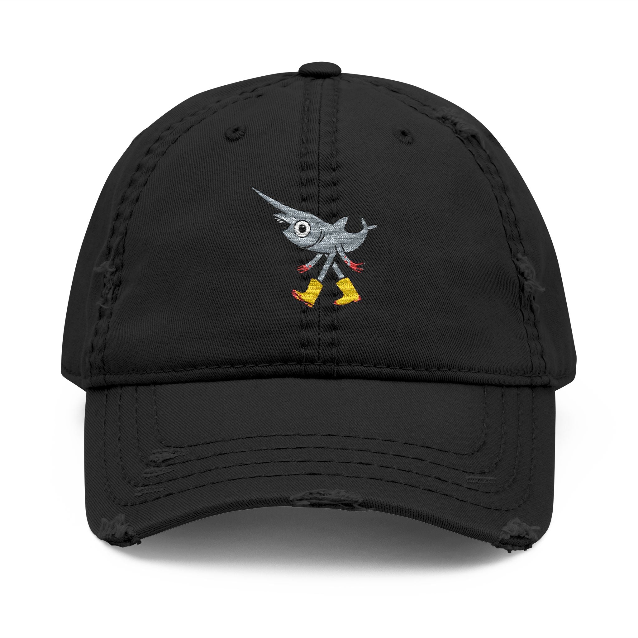Gary the Friendly Goblin Shark - Distressed Hat (Embroidery)