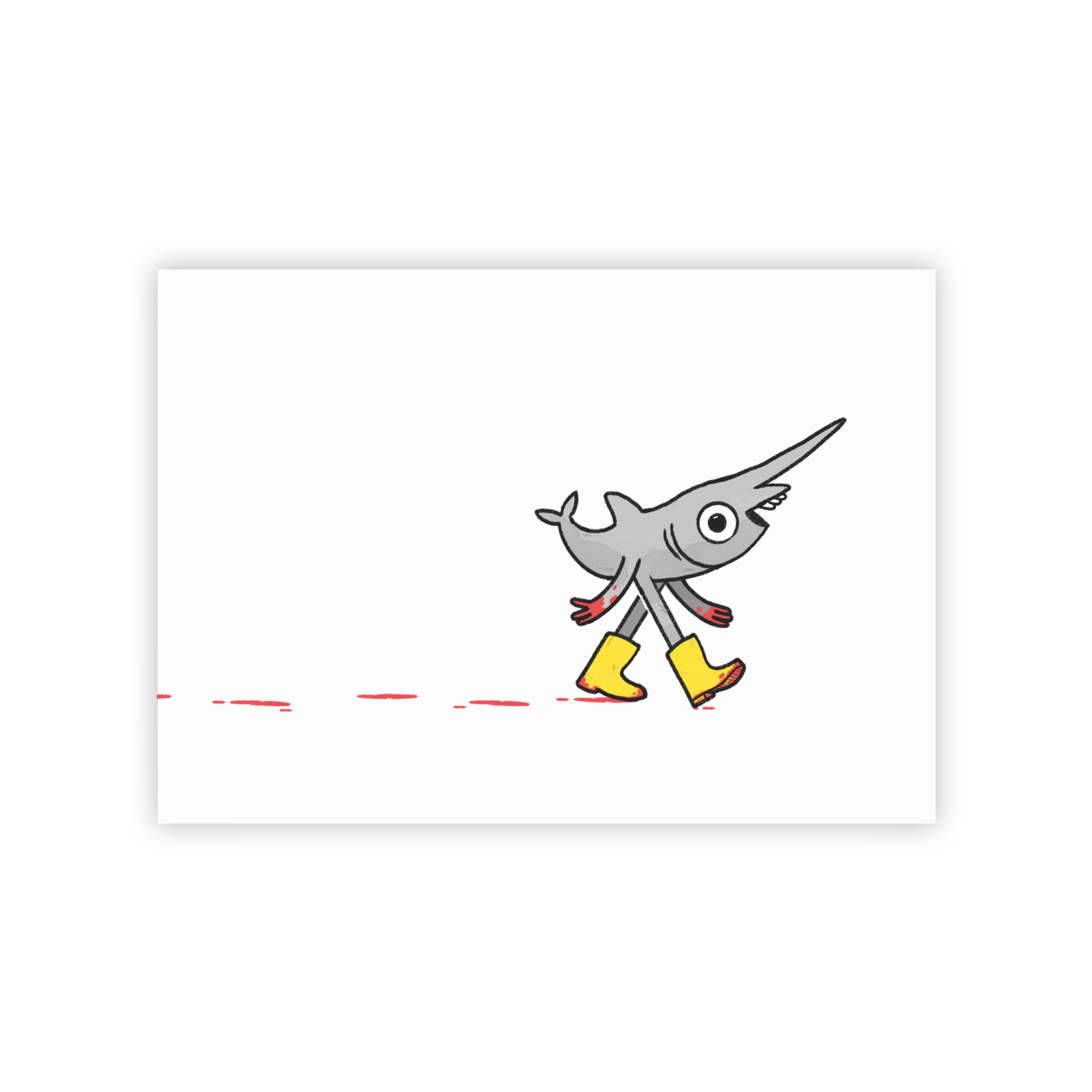 Gary the Friendly Goblin Shark - Art Print