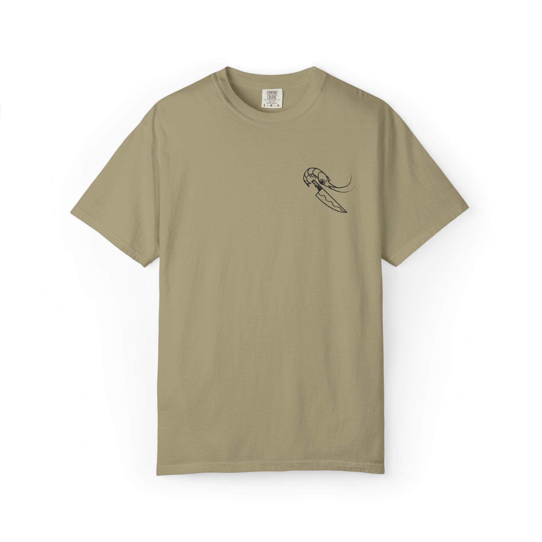 Knife Prawn - Embroidered T-Shirt