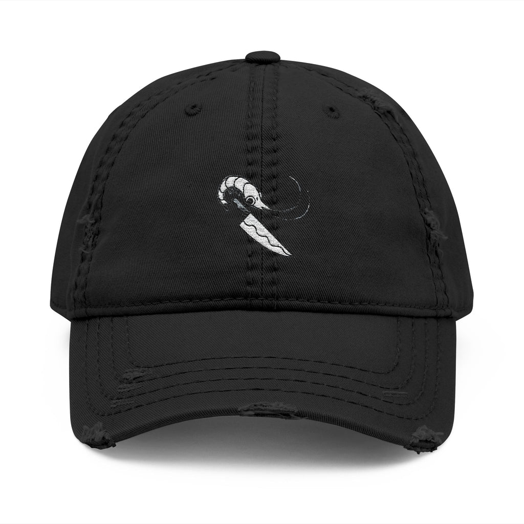 Knife Prawn - Distressed Hat (Embroidery)