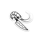 Knife Prawn - Vinyl Sticker [3" x 4"]