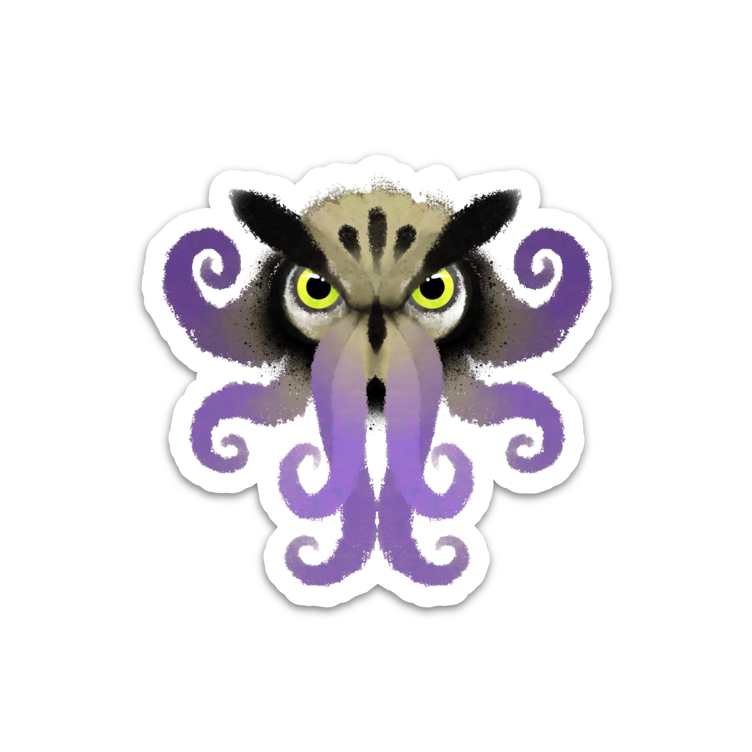 Octowl - Vinyl Sticker [3" x 4"]
