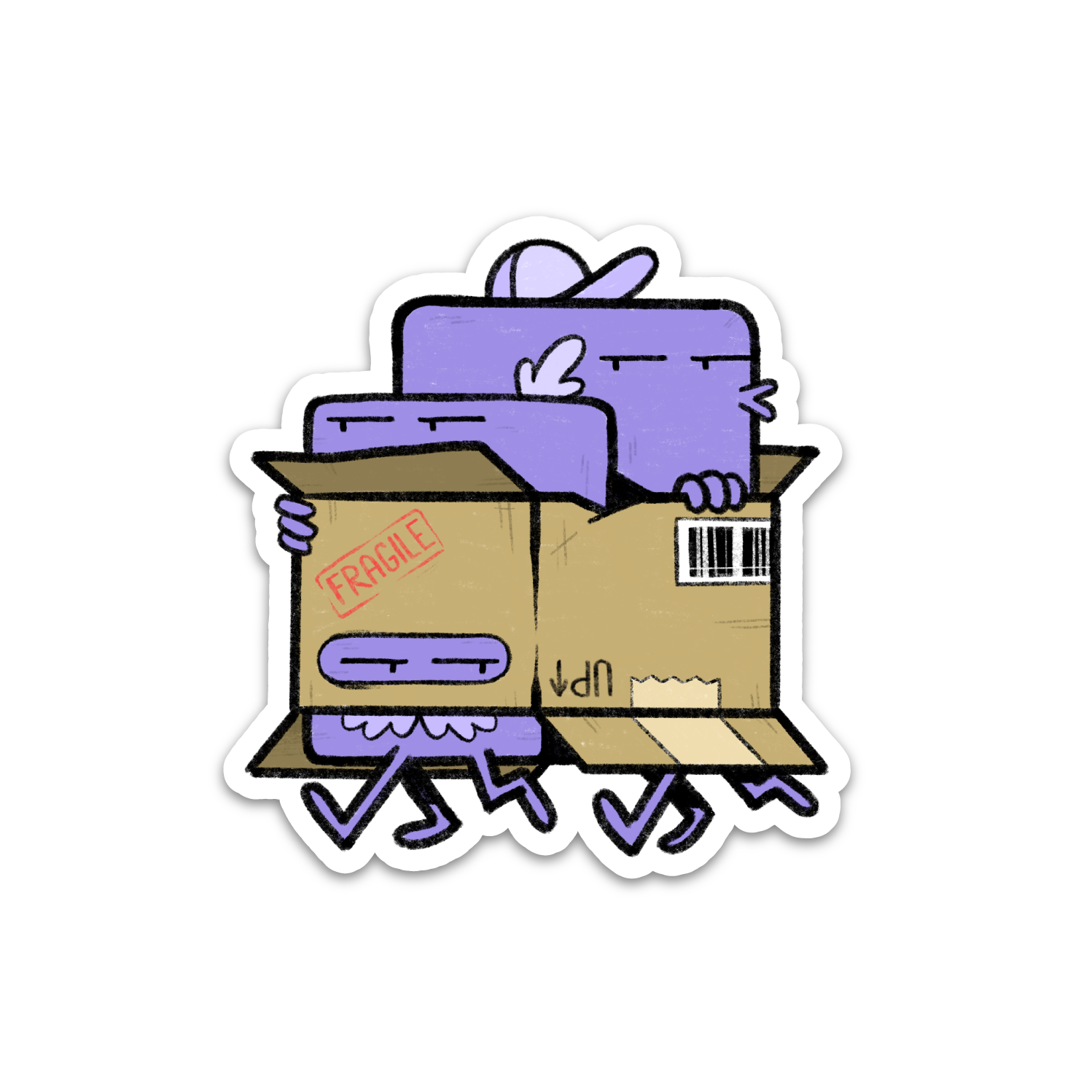 Box Brothers - Vinyl Sticker [3" x 4"]