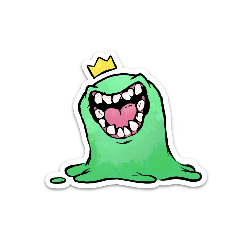 Slime King - Vinyl Sticker [3" x 4"]