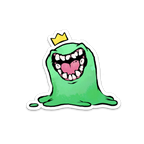 Slime King - Vinyl Sticker [3" x 4"]