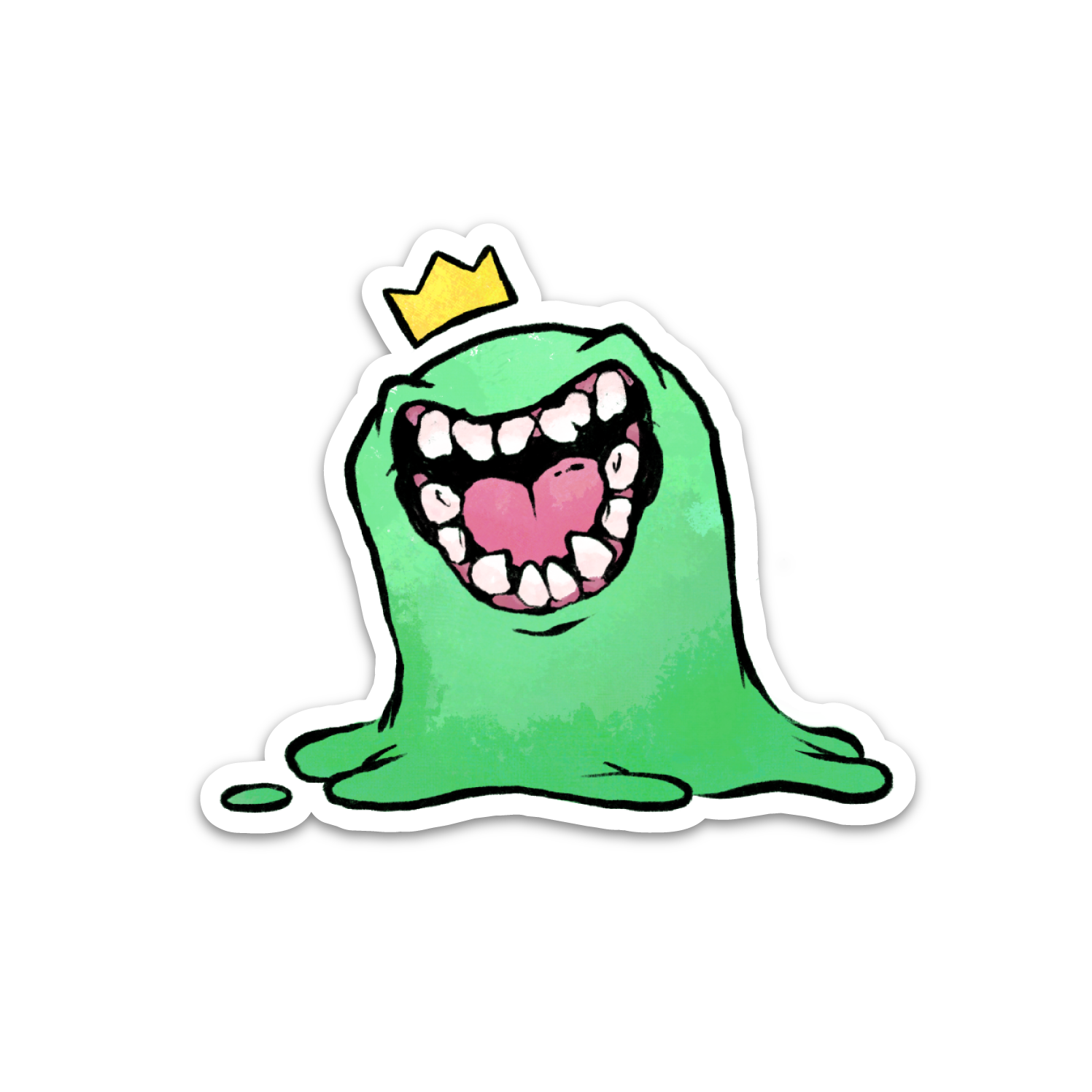 Slime King - Vinyl Sticker [3" x 4"]