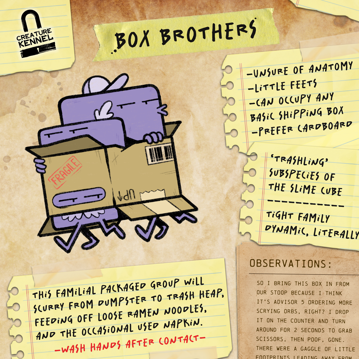 Box Brothers - Vinyl Sticker [3" x 4"]