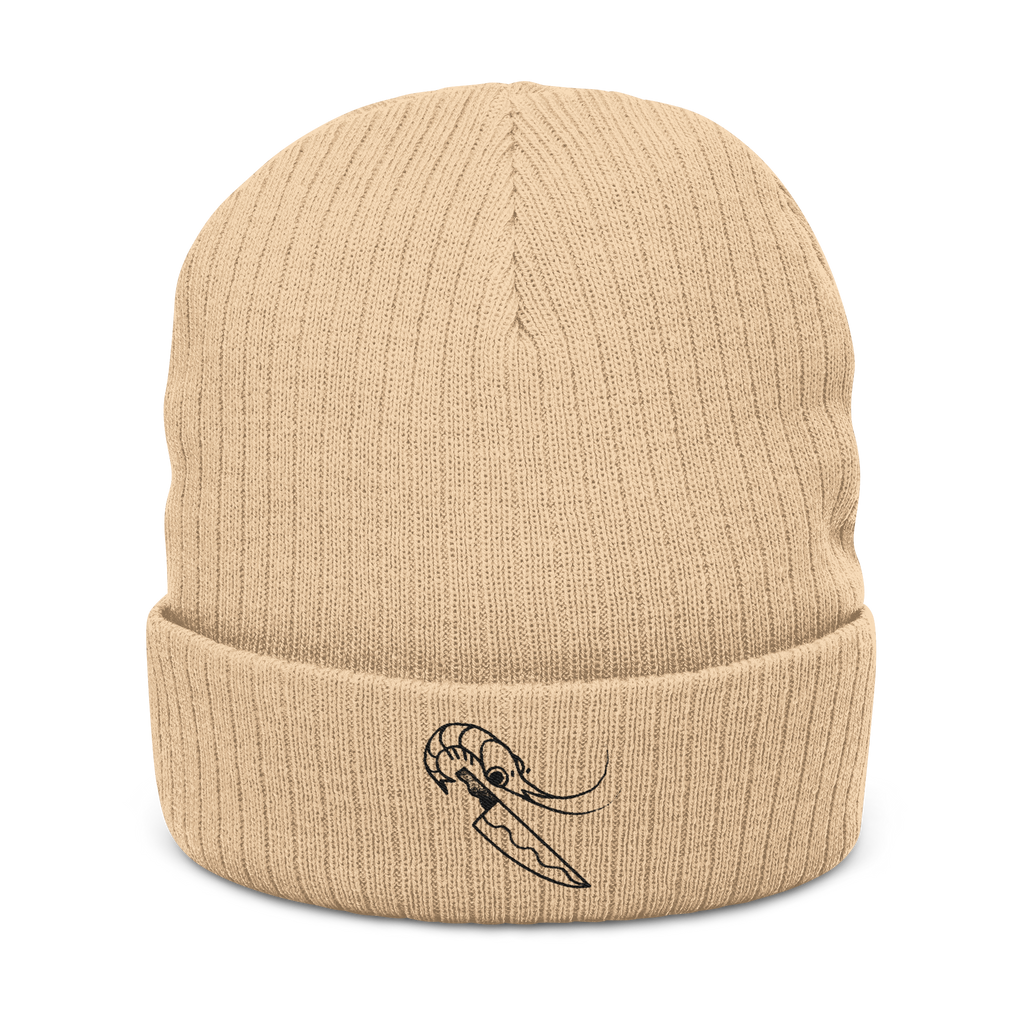 Knife Prawn - Embroidered Beanie
