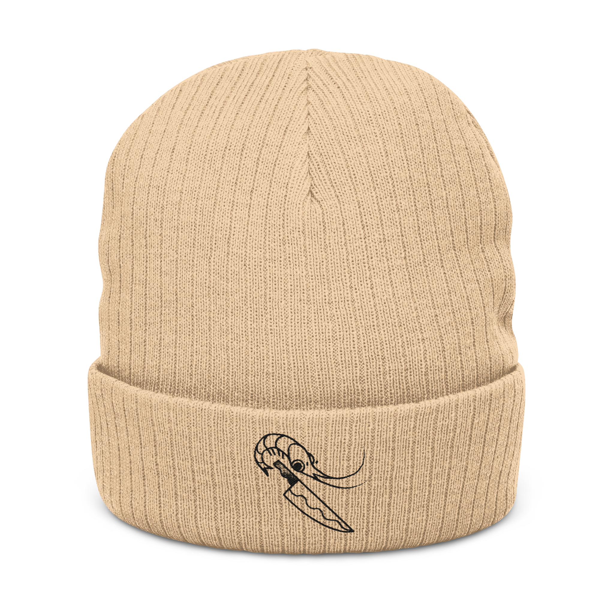 Knife Prawn - Embroidered Beanie