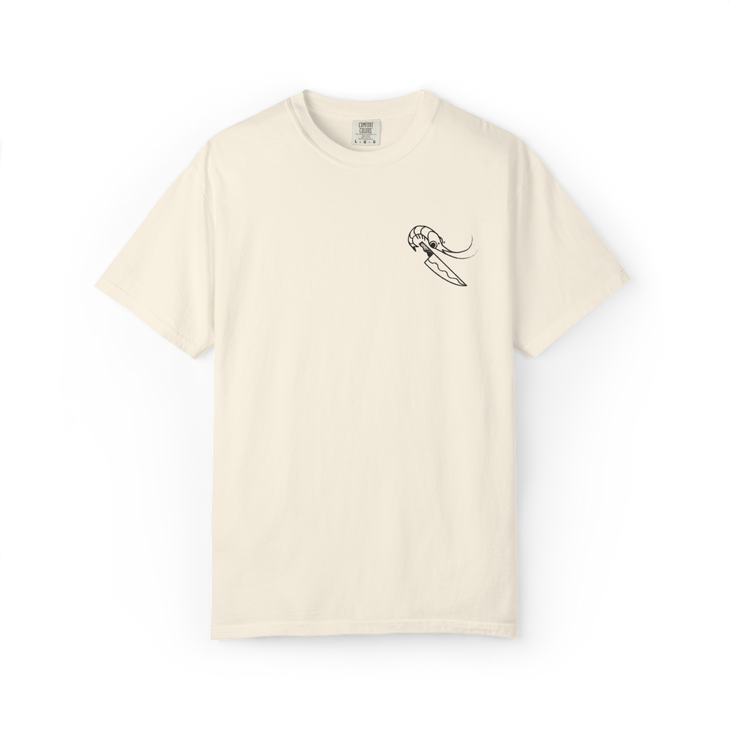 Knife Prawn - Embroidered T-Shirt