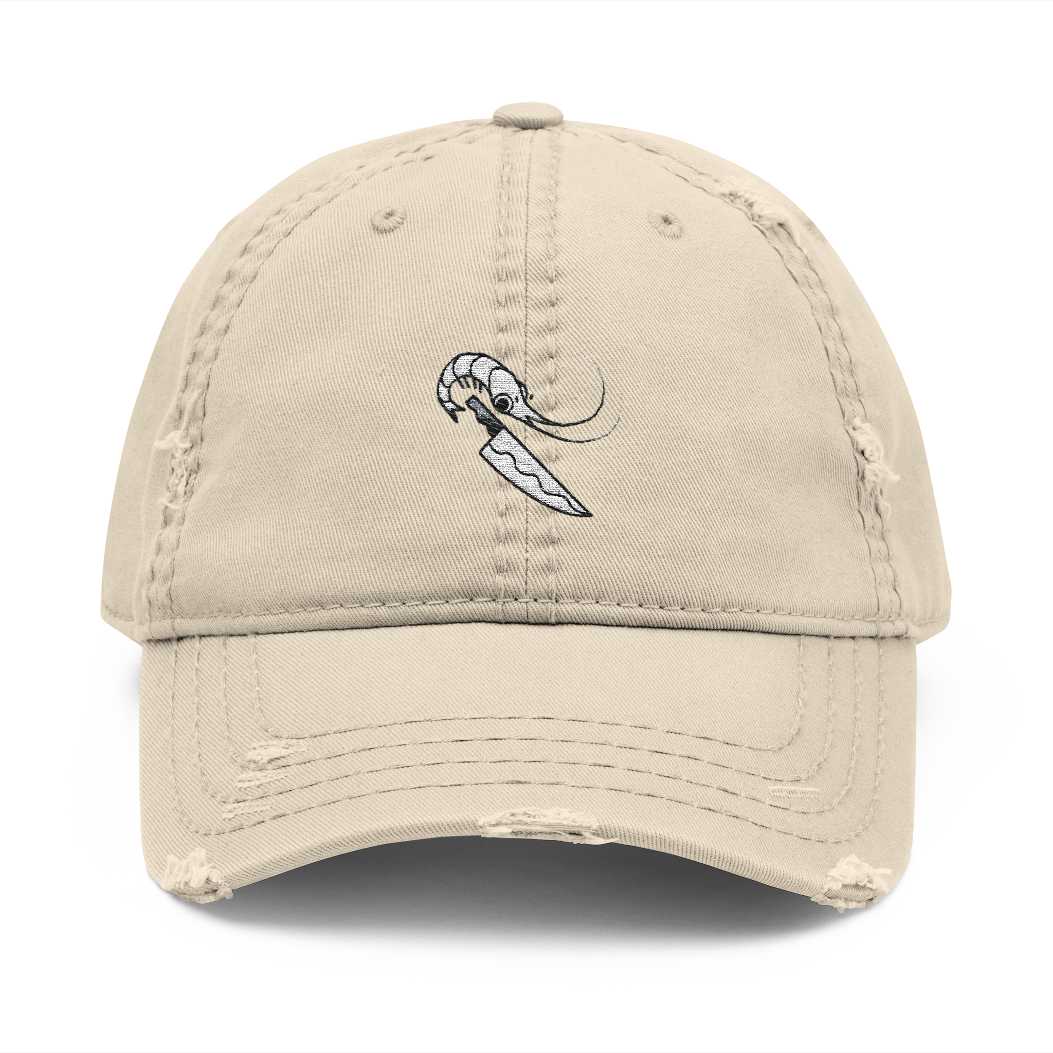 Knife Prawn - Distressed Hat (Embroidery)