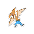 Pterry the Pterodactyl - Vinyl Sticker [3" x 4"]