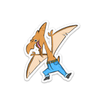 Pterry the Pterodactyl - Vinyl Sticker [3" x 4"]