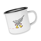 Gary the Friendly Goblin Shark - Enamel Mug