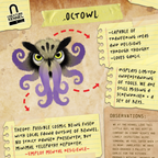 Octowl - Vinyl Sticker [3" x 4"]