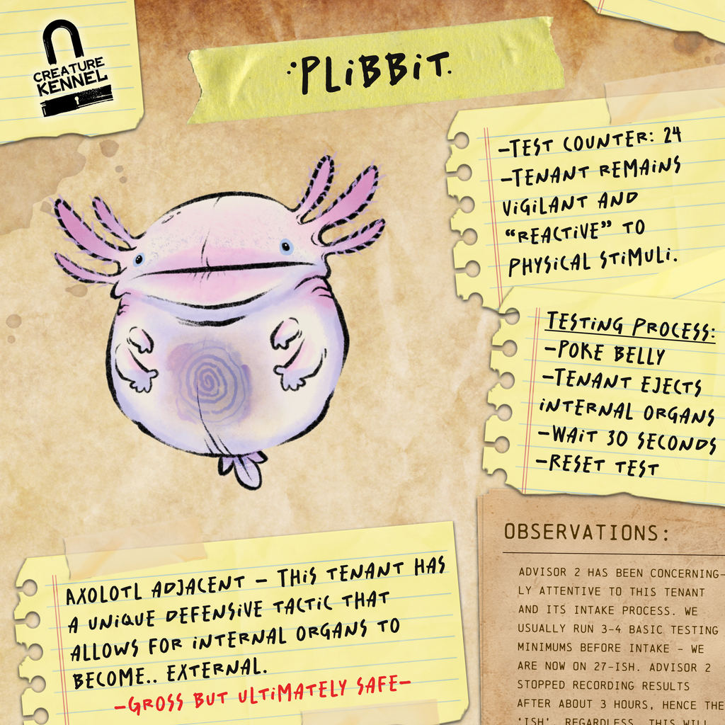 Plibbit - Vinyl Sticker [3" x 4"]