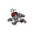 Mothman - Vinyl Sticker [3" x 4"]