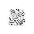 I'm Meat & That's OK - Vinyl Sticker [3" x 4"]