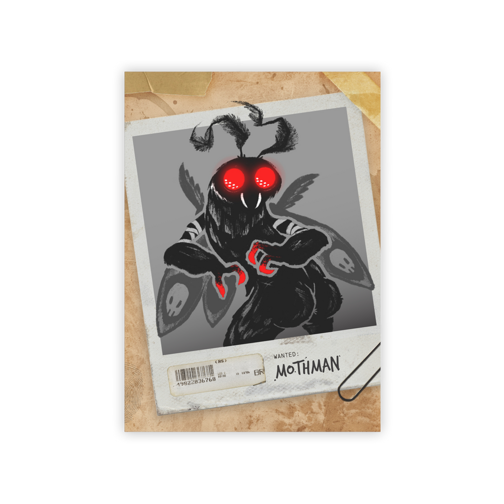 Sharp Mothman - Art Print