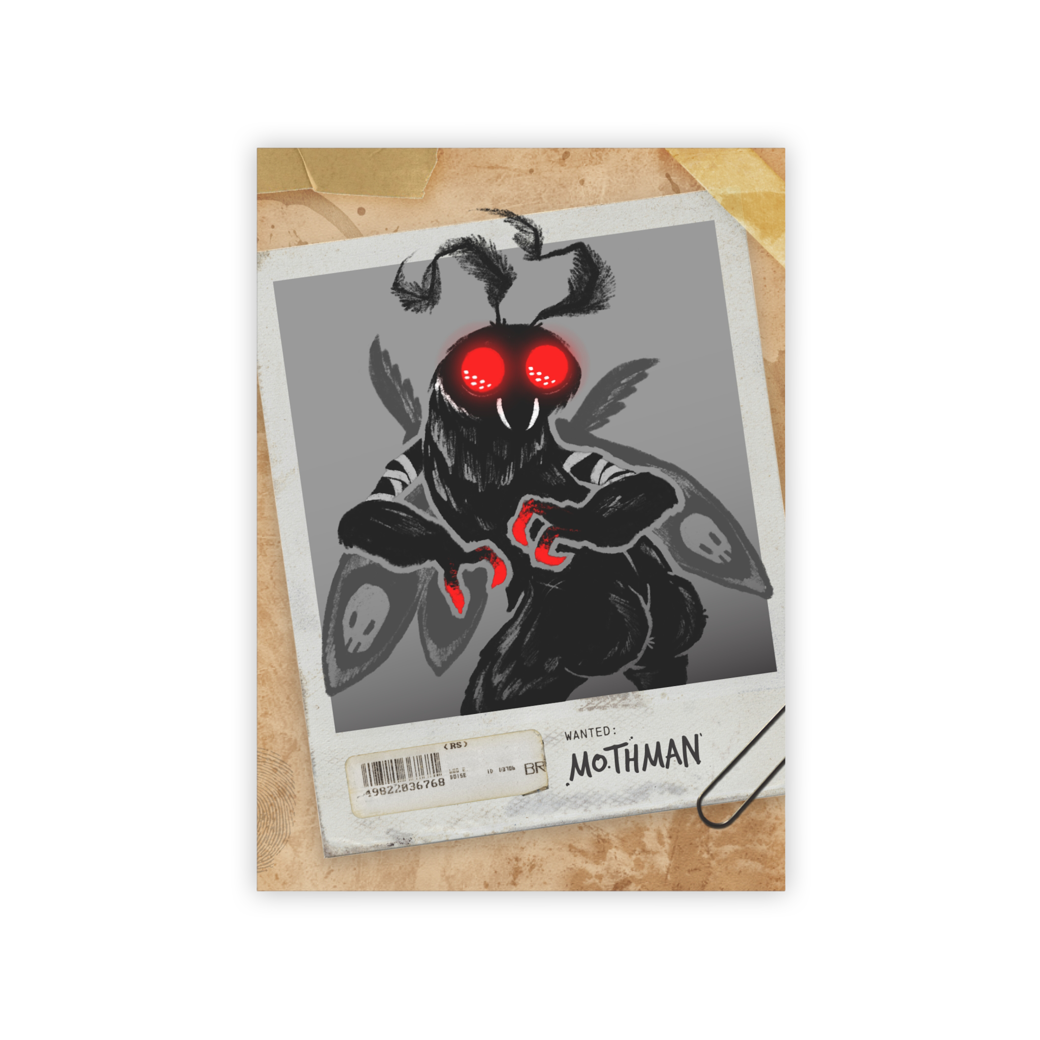 Sharp Mothman - Art Print
