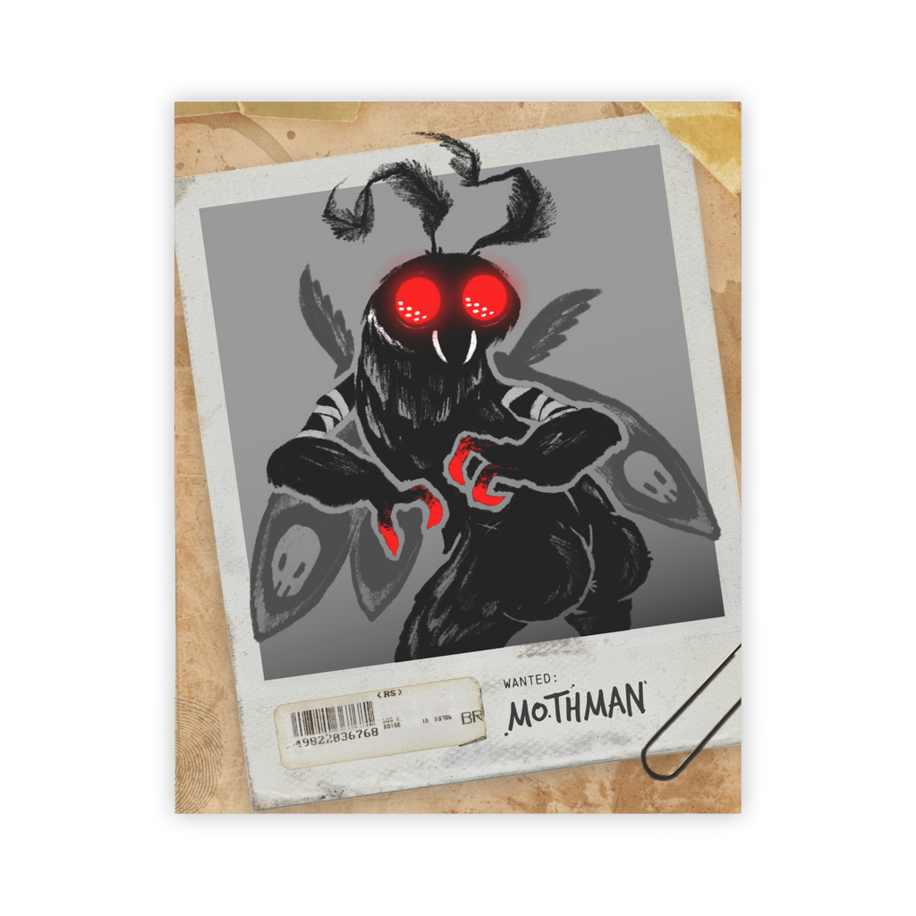 Sharp Mothman - Art Print
